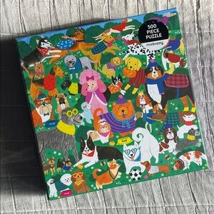 Mudpuppy Colorful Dog Puzzle - 500 Piece, complete - Fun, larger pieces